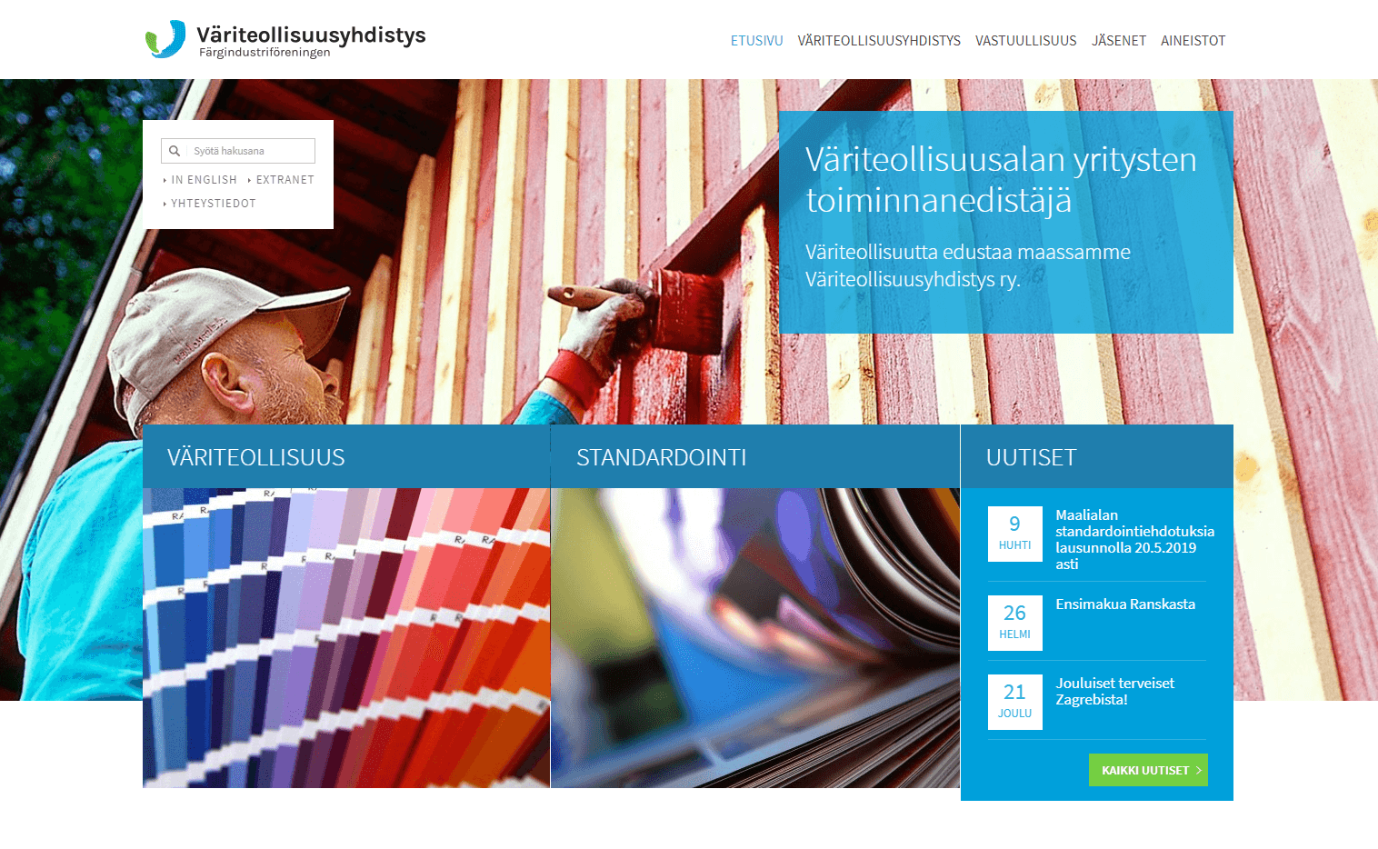 Väriteollisuusyhdistys - organisaatioilme